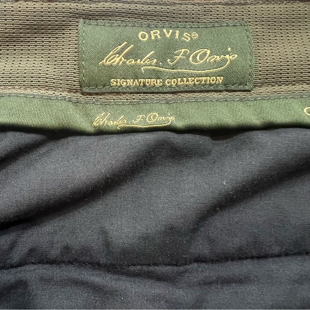 ORVIS Signature Collection flat front slacks - Picture 8 of 9